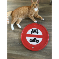 Vintage verkeersbord